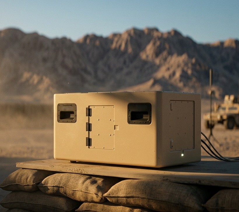 UET VectorEdge Carbon edge compute system deployed in a remote field environment