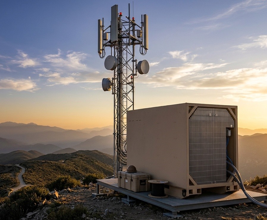 UET VectorEdge Large edge compute platform deployed at a remote communications site